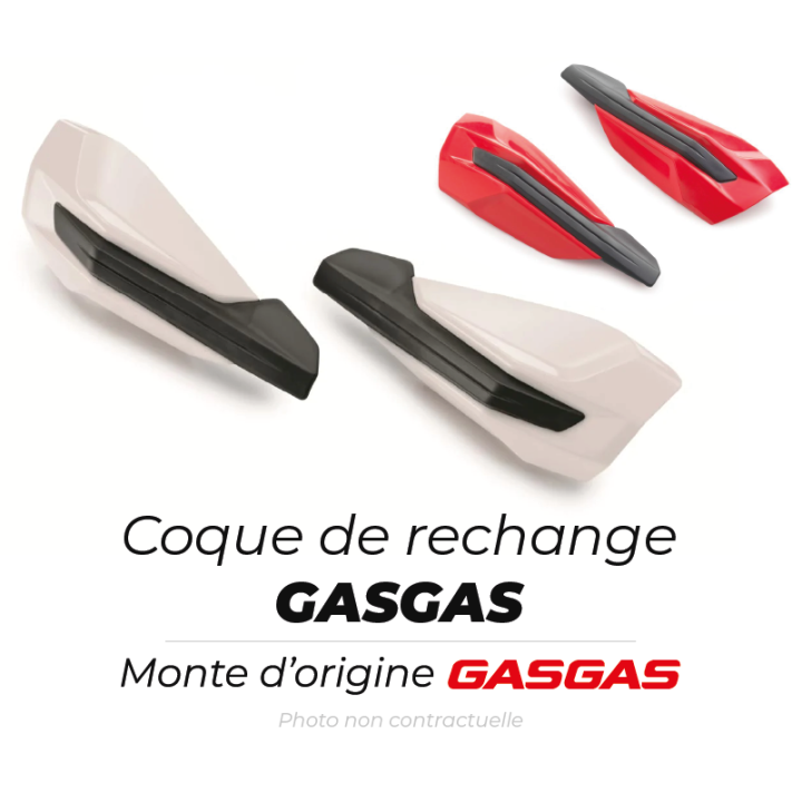 Plastique de rechange pour protège-mains Gas Gas rouge