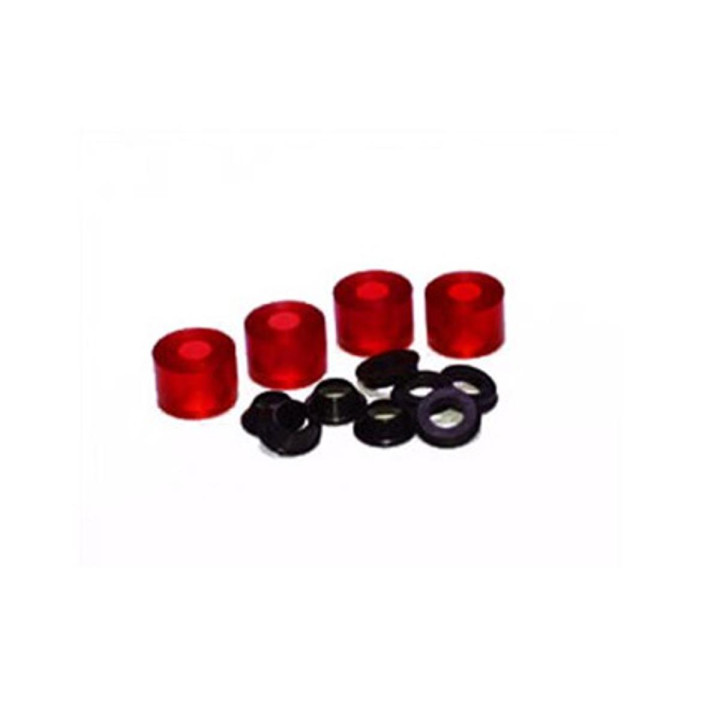 Kit élastomère pontets phds rouge/dur | Oxmoto