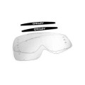 Écran Oakley XS O Frame roll-off transparent | Oxmoto