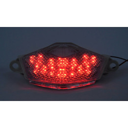 Feu arrière Bihr LED avec clignotants intégrés Kawasaki TZK-216-INT