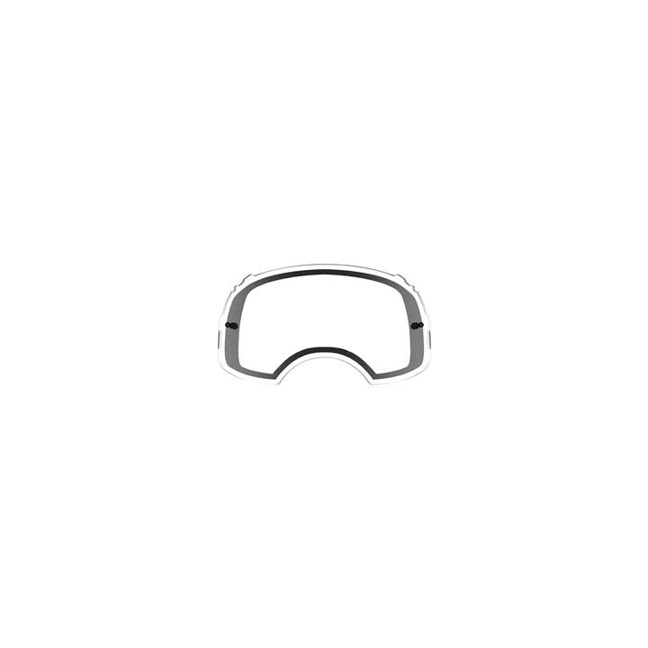 Écran double Oakley Airbrake Plutonite transparent | Oxmoto