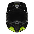 Casque FOX v1 revn noir/jaune 2021 | Oxmoto