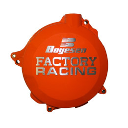 Couvercle de carter d'embrayage Boyesen Factory Racing orange KTM SX85
