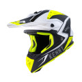 Casque KENNY titanium noir/jaune fluo | Oxmoto