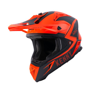 Casque KENNY titanium orange | Oxmoto