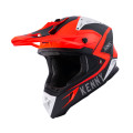 Casque KENNY titanium rouge | Oxmoto