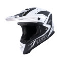 Casque KENNY titanium blanc/noir | Oxmoto