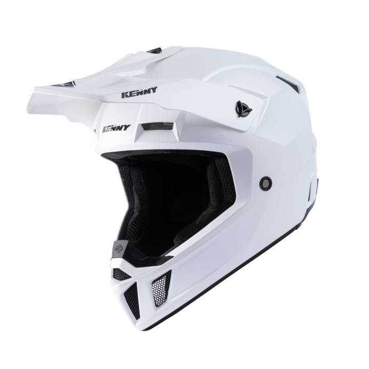 Casque KENNY performance blanc/pearl | Oxmoto