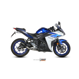 Ligne complète MIVV MK3 - noir 00.X.YA.0008.SM3B | Oxmoto