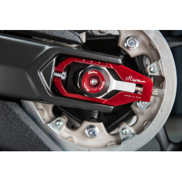 Tendeur de chaîne Lightech - Rouge TEYA001ROS | Oxmoto