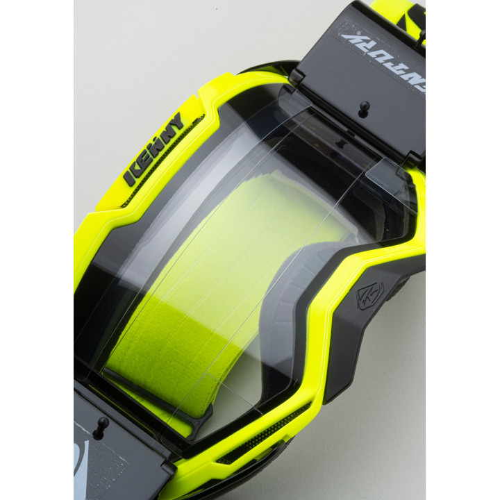 Lunettes KENNY ventury 3 jaune fluo | Oxmoto