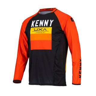 Maillot KENNY titanium noir/orange | Oxmoto