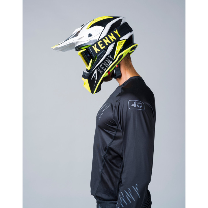 Maillot KENNY titanium noir 221-3301011-5409 | Oxmoto