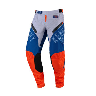 Pantalon KENNY titanium navy/orange | Oxmoto