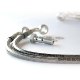 Durite d'embrayage Aviation SPEEDBRAKES inox/raccord titane 62-SU205-KSB