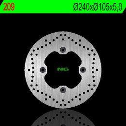 Disque de frein NG BRAKES rond fixe 209 | Oxmoto