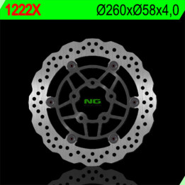 Disque de frein NG BRAKES pétale flottant 1222X | Oxmoto