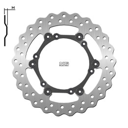 Disque de frein NG BRAKES pétale flottant 1725X | Oxmoto