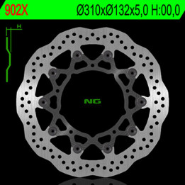 Disque de frein NG BRAKES pétale flottant 902X | Oxmoto