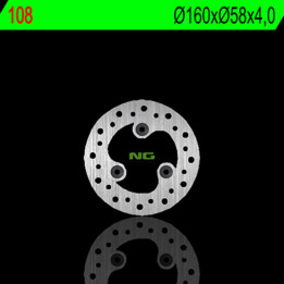 Disque de frein NG BRAKES rond fixe 108 | Oxmoto