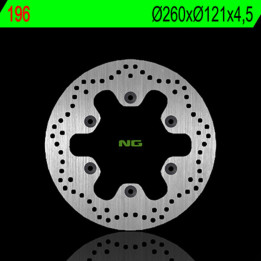 Disque de frein NG BRAKES rond fixe 196 | Oxmoto