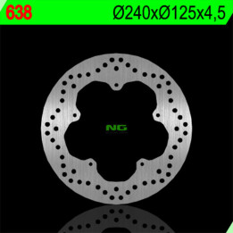 Disque de frein NG BRAKES rond fixe 638 | Oxmoto