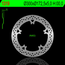 Disque de frein NG BRAKES rond flottant 1319 | Oxmoto