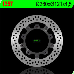 Disque de frein NG BRAKES rond flottant 1357 | Oxmoto