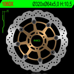 Disque de frein NG BRAKES pétale flottant 1060X | Oxmoto