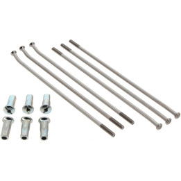 Jeu de rayons RFX 17" - argent/argent 36 rayons | Oxmoto