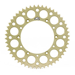 Couronne Renthal aluminium Ultra-Light anti-boue anodisé dur - 520