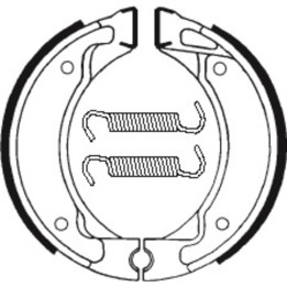 Mâchoires de frein Tecnium Scooter/Street/Off-Road/Quad organique - BA050