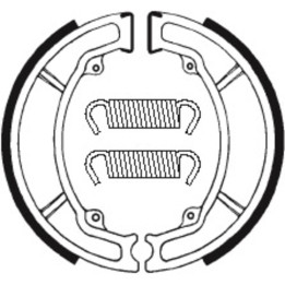 Mâchoires de frein Tecnium Scooter/Street/Off-Road/Quad organique - BA034