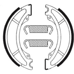 Mâchoires de frein Tecnium Off-Road organique - BA036
