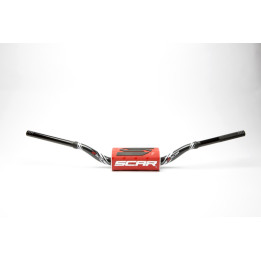 Guidon Scar O² RC S9112BK-RD | Oxmoto
