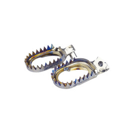 Repose-pieds Scar anti-boue titane Yamaha yz/yzf | Oxmoto