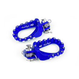 Repose-pieds S3 Hard Rock Enduro aluminium blue | Oxmoto