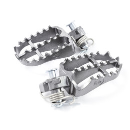 Repose-pieds S3 Hard Rock Enduro acier titane | Oxmoto