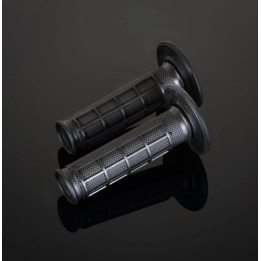 Revêtements Renthal Ultra-Tacky semi-gauffré - noir | Oxmoto