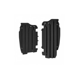Cache radiateur Polisport noir Kawasaki kx250f | Oxmoto