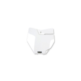 Plaque numéro frontale UFO blanc KTM 1087390001 | Oxmoto