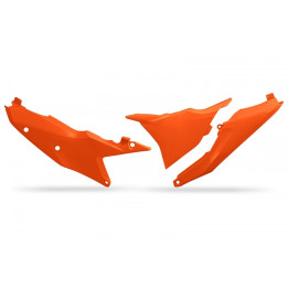 Plaques latérales UFO orange KTM 1119114003 | Oxmoto