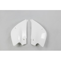 Plaques latérales UFO blanc Kawasaki kx80/85 | Oxmoto