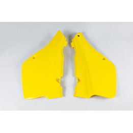 Plaques latérales UFO jaune Suzuki rm250 | Oxmoto