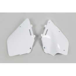 Plaques latérales UFO blanc Suzuki rm125/250 1087607001