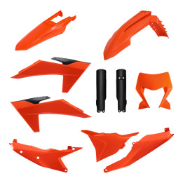 Kit plastique Polisport KTM orange/noir | Oxmoto