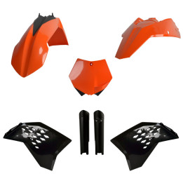 Kit plastique Polisport orange KTM sx 2007-2010 | Oxmoto