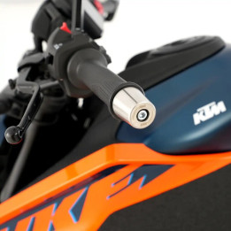 Embouts de guidon R&G RACING - inox BE0204SS | Oxmoto