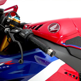 Embouts de guidon R&G RACING noir Honda BE0007BK | Oxmoto
