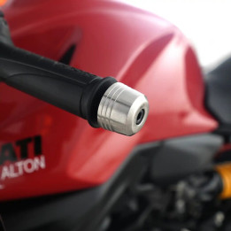 Embouts de guidon R&G RACING inox | Oxmoto